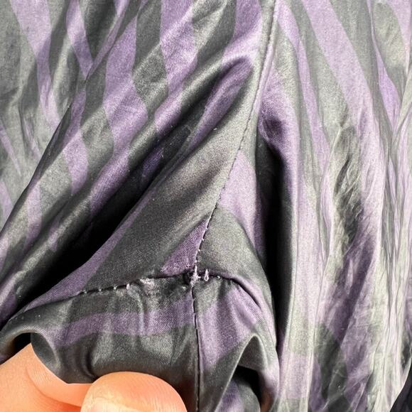 Nike Track Pants Women's Small Purple Black Zebra Print Icon Clash Cuffed Jogger - Picture 6 of 12